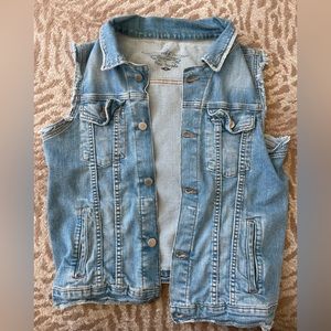 Free People Denim Vest - Small